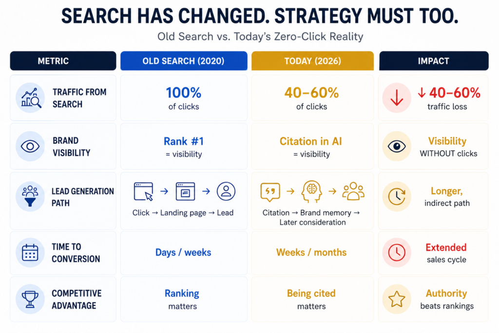 Search strategy evolution overview